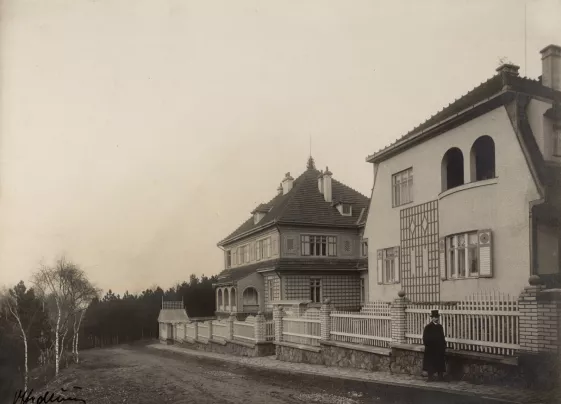 Nově postavené vily v Krondlově ulici. Zdroj: Muzeum města Brna